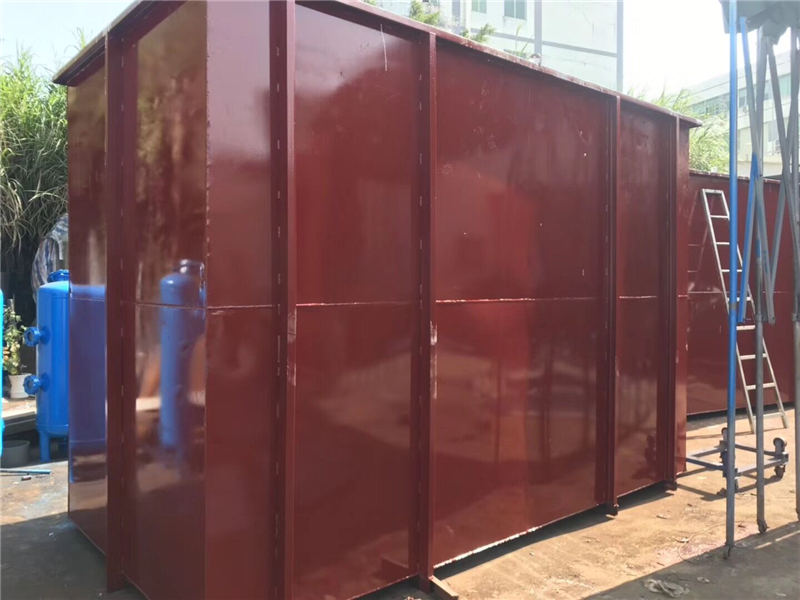 高效沉淀池和污水槽   
